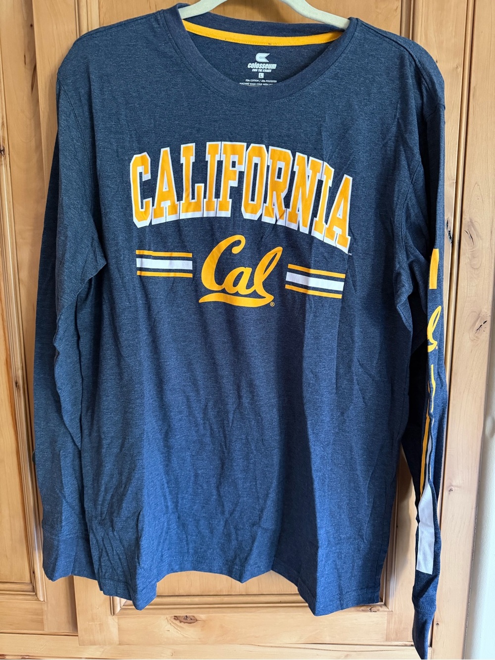 Colosseum Navy Long-Sleeve 'California Cal' Graphic Tee